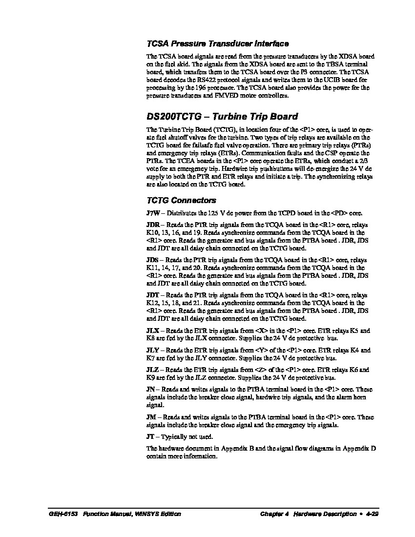 First Page Image of DS200TCTGG1A Data Sheet GEH-6153.pdf